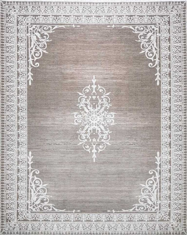 Ковер турецкий MK072 Qum (Полиэстер хит-сет, бежевый)