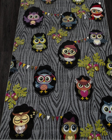 Ковер российский C229 RIO (Фризе, серый)