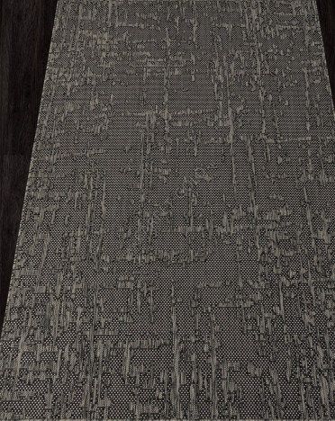 Ковер российский S136 KAIR (Полипропилен, серый) прямоугольный