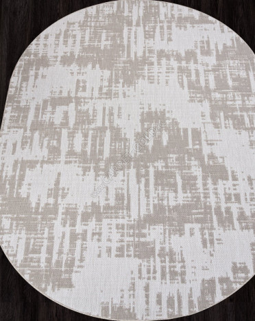 Ковер российский S144 KAIR (Полипропилен, бежевый) овальный