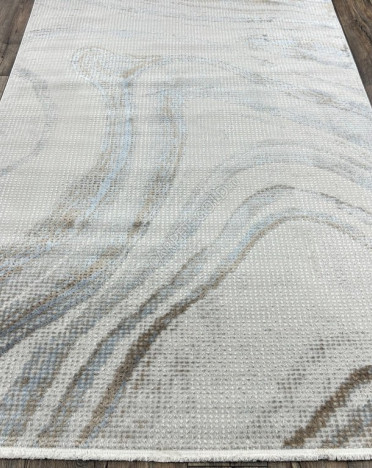 Ковер турецкий GK65A MISSHA (Полиэстер, серый, голубой)