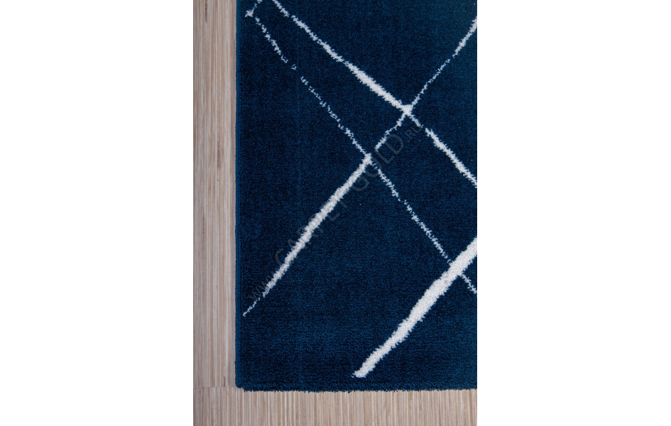 Бельгийский ковер Ambiance 81253 navy white