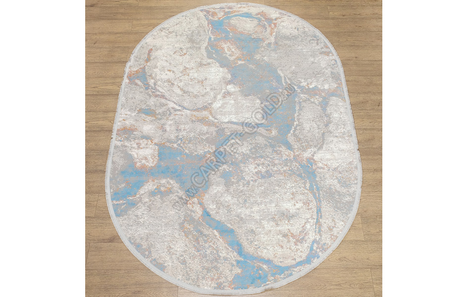 Ковер ДИЗАЙН B332G ЦВЕТ TERRA / PURPLE овал