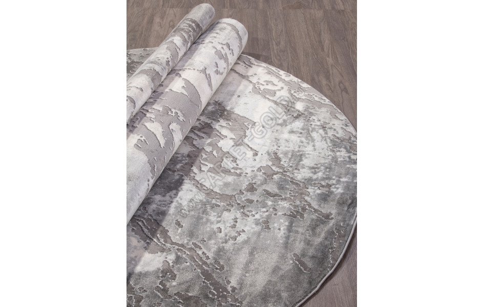 Ковер 04075G - GREY / GREY - Овал - коллекция ARMINA