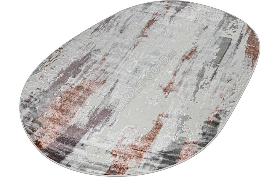 37107A OVAL ROSE FLS / L.GREY Kleopatra