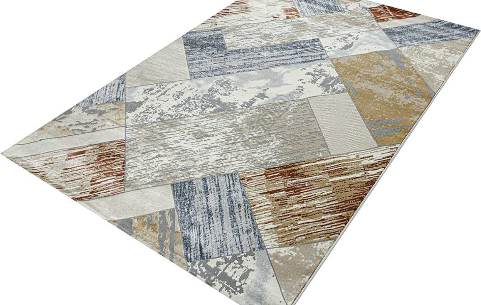 Ковер геометрия 37932A STAN BLUE / L.BEIGE Regnum