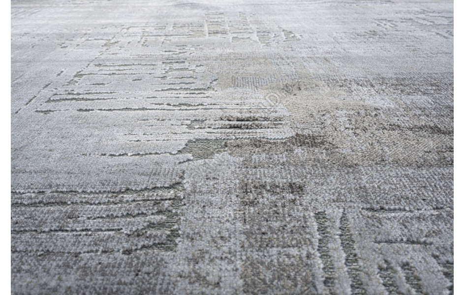 Серый ковер Origami модерн 11045 5454 51