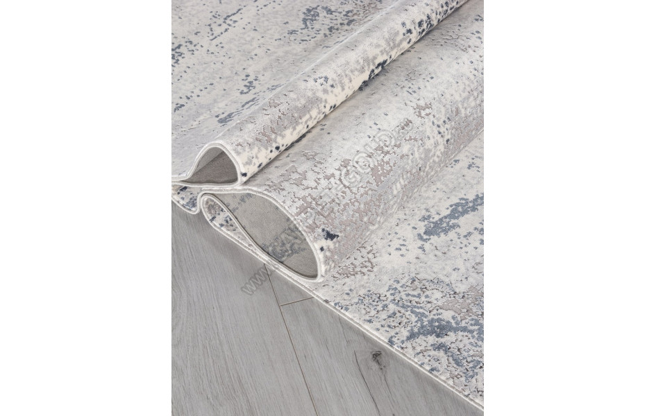 Ковер 00267 - GREY / BLUE - Прямоугольник - коллекция DUBAI