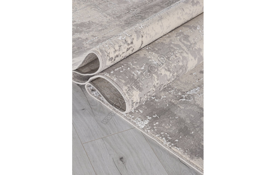 Ковер F169 - CREAM-GRAY - Прямоугольник - коллекция LIMAN