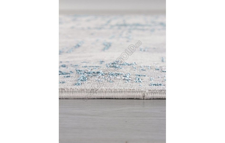 Ковер F169 - CREAM-D.BLUE - Овал - коллекция LIMAN