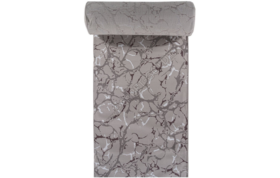 Ковер F389 - GRAY - Дорожка - коллекция SILVER