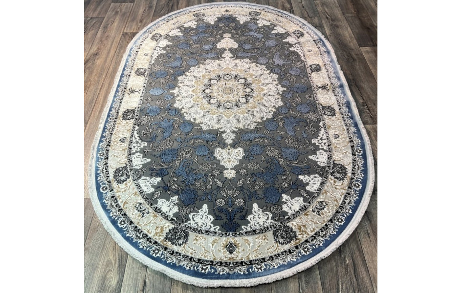 ISFAHAN 29026A BLUE-BLUE овал